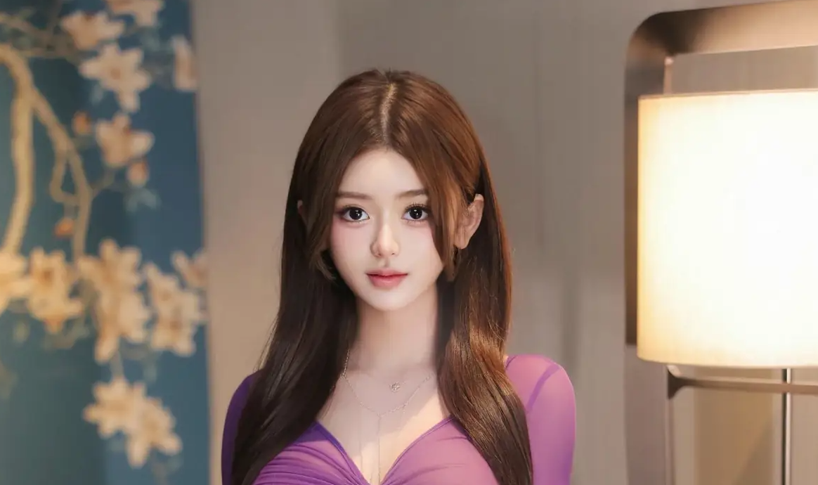 9876_女天使媃柔rourou房私感性紫色拨人心弦的服饰秀惹火