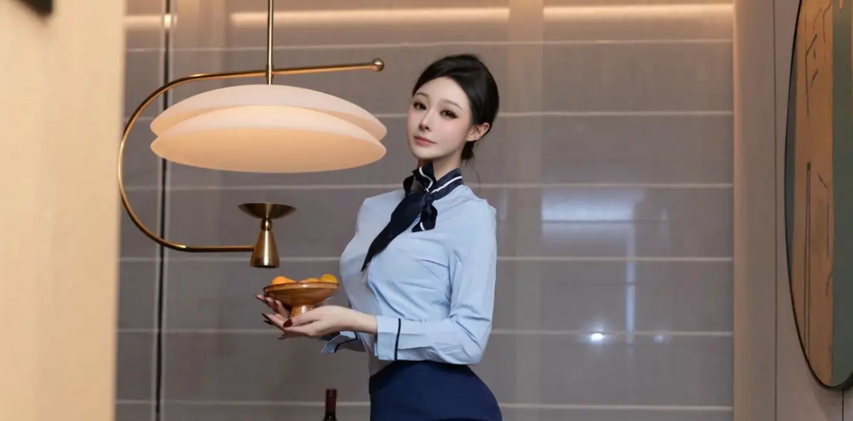 9779_女天使小逗逗感性制服露网状丝贴身衣服配超薄_