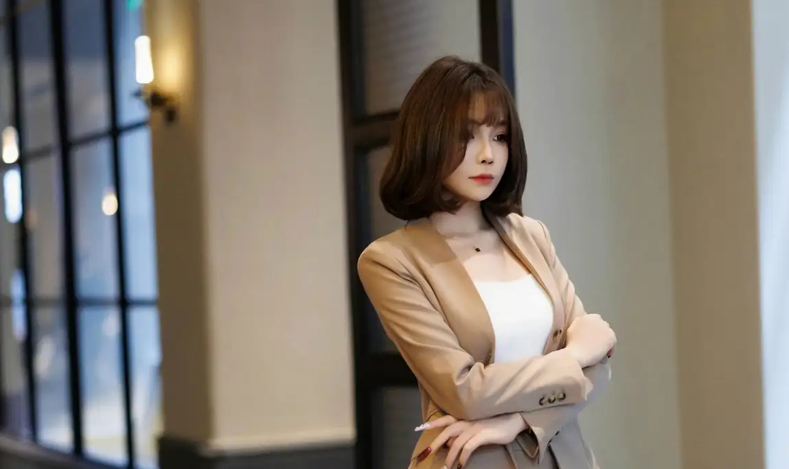 9844_女天使徐莉芝booty多套感性服饰穿搭配原色丝袜秀曼_